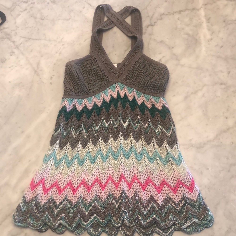 Missoni signature crochet tank top-Small sz. 40-